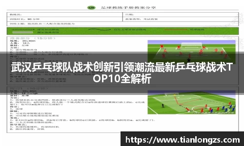 武汉乒乓球队战术创新引领潮流最新乒乓球战术TOP10全解析