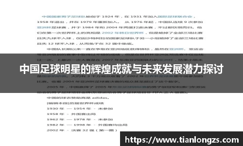 中国足球明星的辉煌成就与未来发展潜力探讨